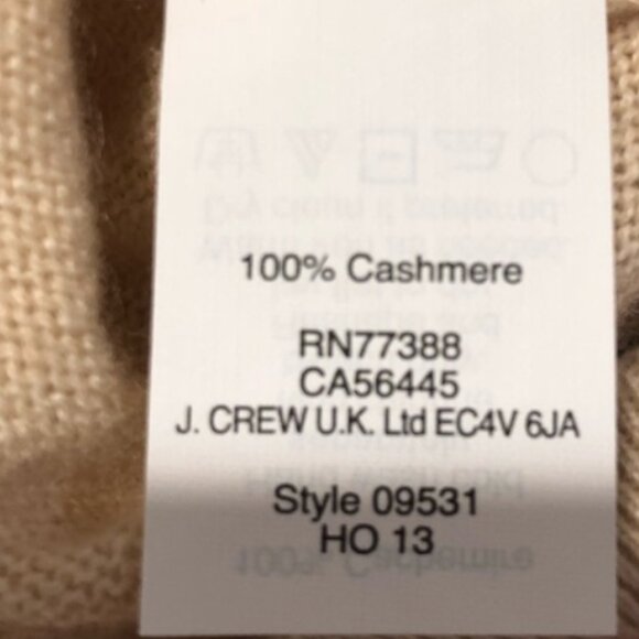 J.Crew Collection Italian Cashmere Framed Long Sleeve Tee Knit Sweater M - Picture 6 of 7